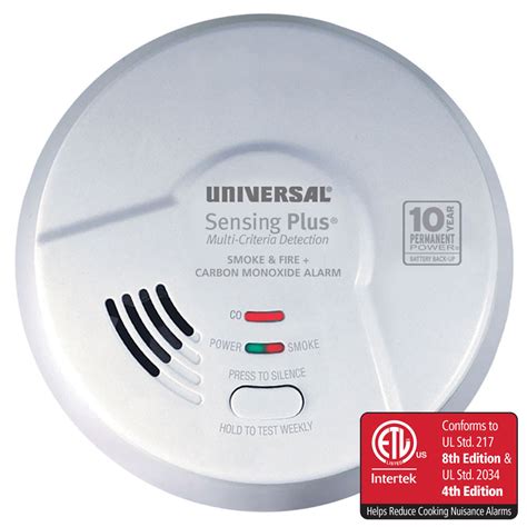 Smoke And Co2 Detector 10 Year First Alert Sco5cn Combination Smoke