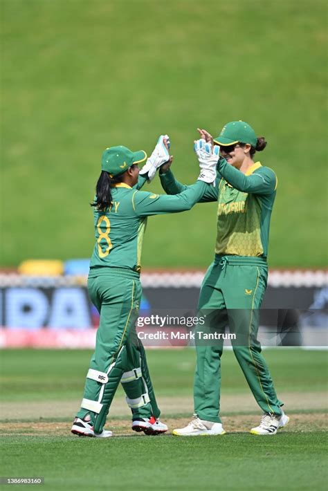 Trisha Chetty And Laura Wolvaardt Of South Africa Celebrate The First News Photo Getty Images