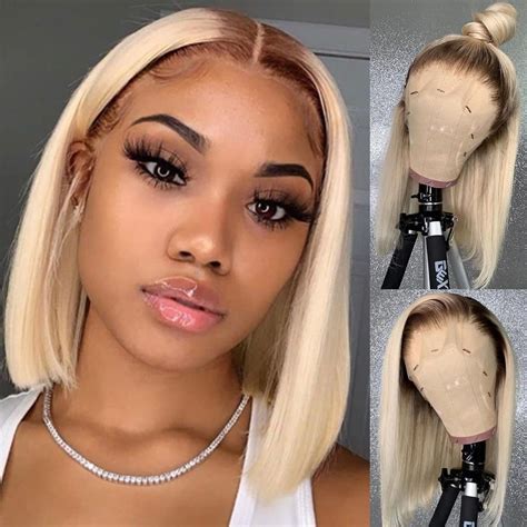 Smart Buys Honey Bob Straight Lace Hair Wig Starting From See