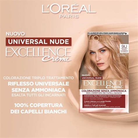 L Oréal Paris Excellence Universal Nude 9U Biondo Chiarissimo Universale