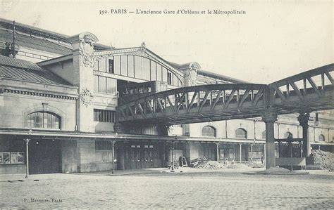 The Metro Exiting The Former Orléans Train Station Paris Paris