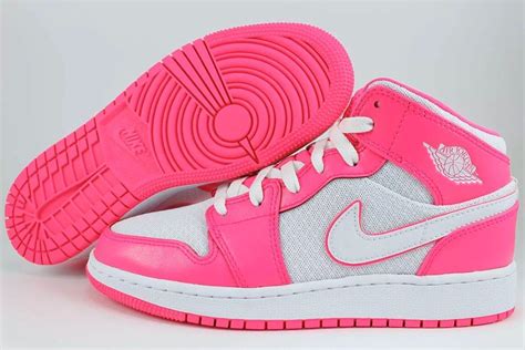 Nike Air Jordan 1 Hyper Pinkwhite Hot R Pink Nike Shoes Jordan