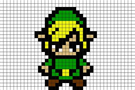 Link Zelda Pixel Art Pixel Art Link Zelda Nintendo 8bit Nes Snespng