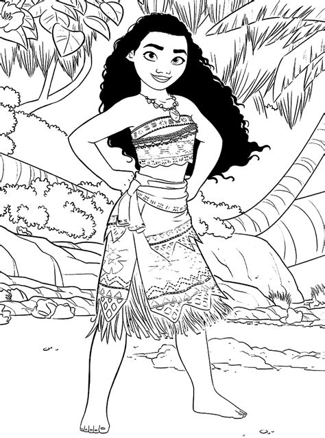 Moana Free Coloring Printable Coloring Pages For Kids Coloring Lesson Free Printables And