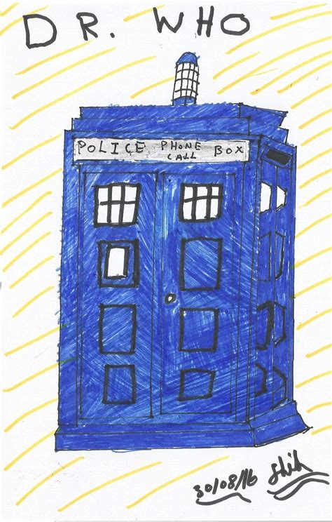 Tardis Drawing No1 By Lord Hillsworth On Deviantart