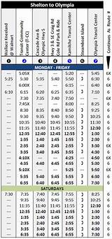Olympia Bus Schedule Images
