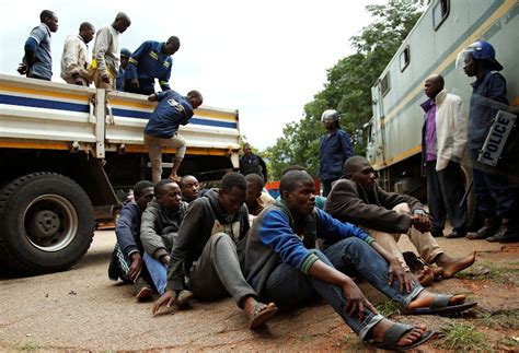 Scores Arrested Beaten As Zimbabwe Police Crack Down On Protests