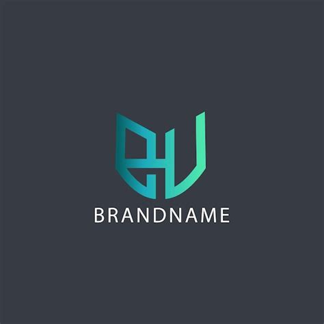 Premium Vector Modern Monogram Initial Letter Thu Logo Design Template