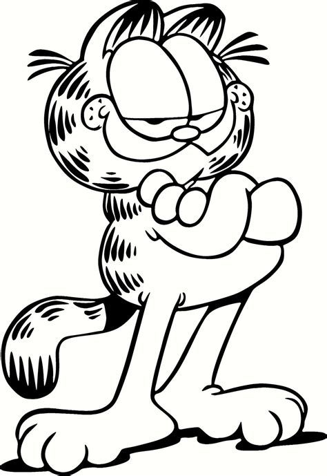 Garfield Printable Coloring Pages