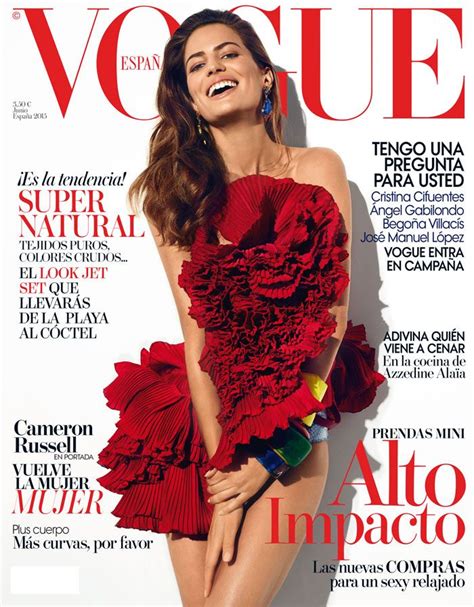 Cameron Russell En Portada De Vogue Junio Vuelve La Mujer Mujer