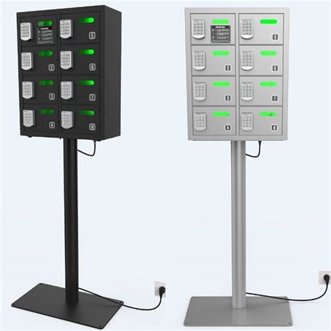 Cell Phone 8 Bay Charging Station Locker Cell Phone Charging Station