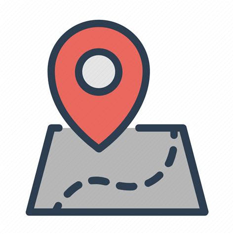 Location Map Path Pin Route Icon Download On Iconfinder