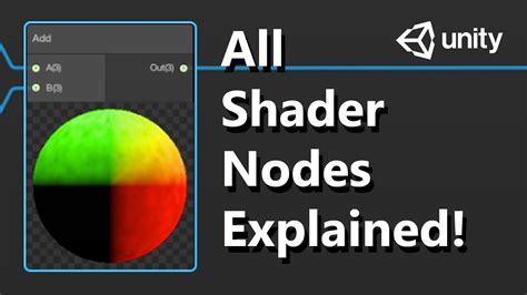 Unity Shader Graph Completely Explained Youtube