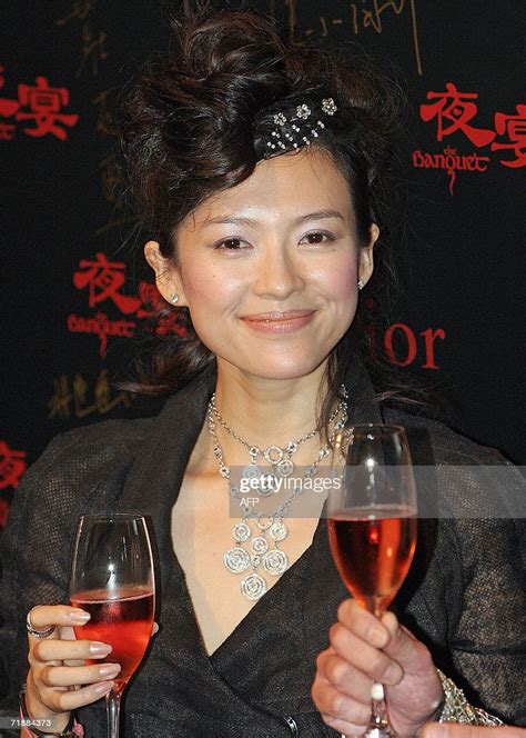 Chinese Actress Zhang Ziyi Poses For A Photo Prior To The
