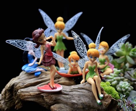 6pc Mini Fairies Mini Garden Fairy Garden Accessories Etsy