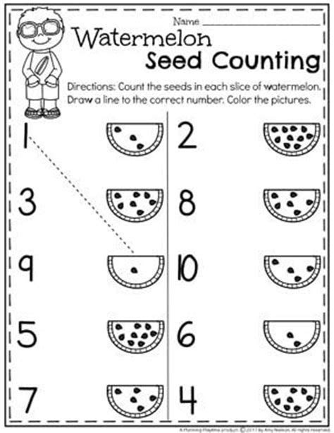 Kindergarten Summer Worksheet Packets In 2020 Preschool Counting