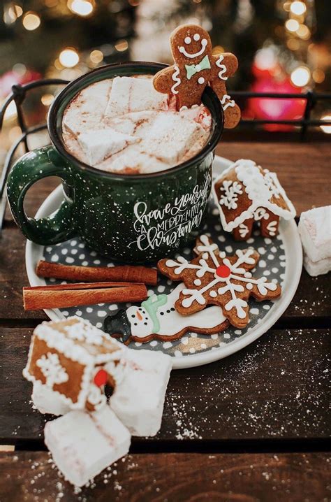 Hot Chocolate Christmas Aesthetic Picture Ideas