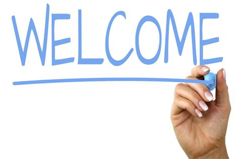 Welcome - Free of Charge Creative Commons Handwriting image