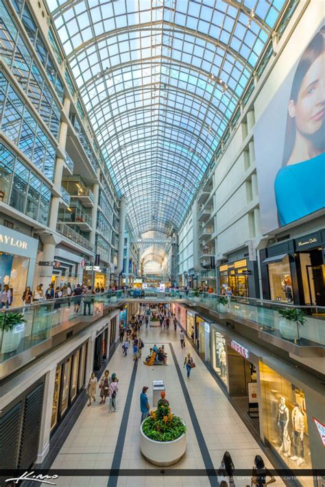 Toronto Canada Ontario Mall Eaton Center Royal Stock Photo