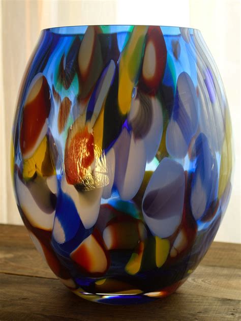 Murano Hand Blown Glass Vase Agrohortipbacid
