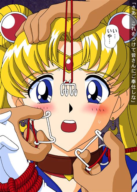 1girl 90s Bdsm Bishoujo Senshi Sailor Moon Blonde Hair Blue Eyes