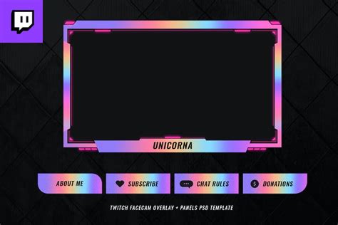 Twitch Facecam Overlay V6 Websites Ft Twitch And Overlay Envato Elements