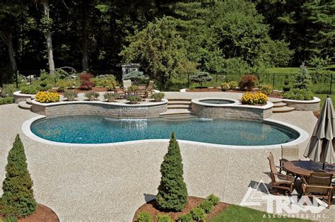 Exposed Aggregate Concrete Triad Associates Swimming Pools In 2019 Exposed Aggregate