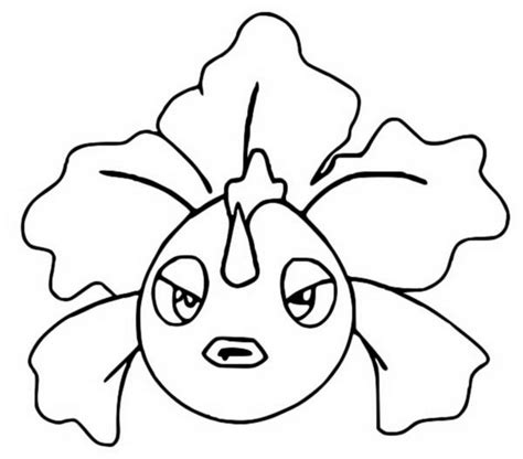 Goldeen Pokemon Go Coloring Page
