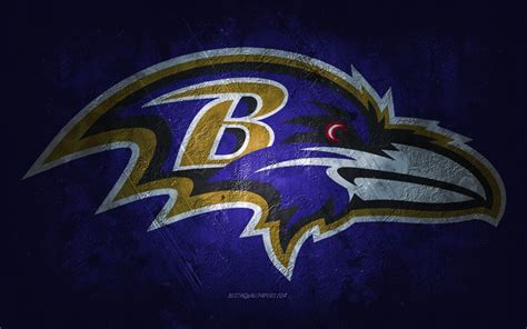 Download Wallpapers Baltimore Ravens American Football Team Purple
