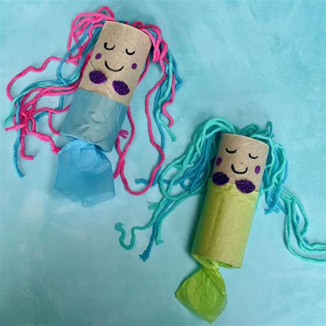 50 Adorable Mermaid Crafts For Kids In The Playroom
