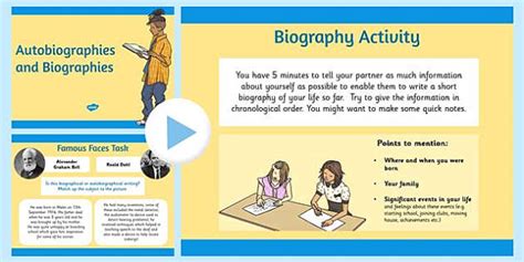 Ks2 Autobiography And Biography Powerpoint Twinkl