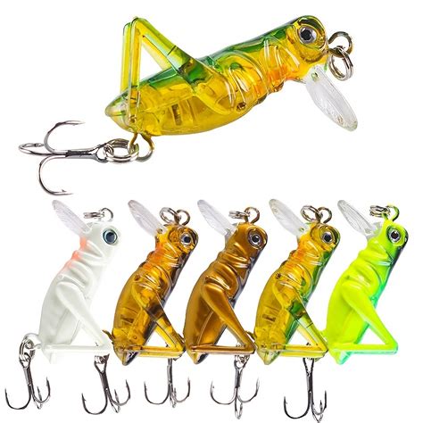 Fishing Bionic Grasshopper Lure Wobbler Hard Bait For Freshwater 3g 0