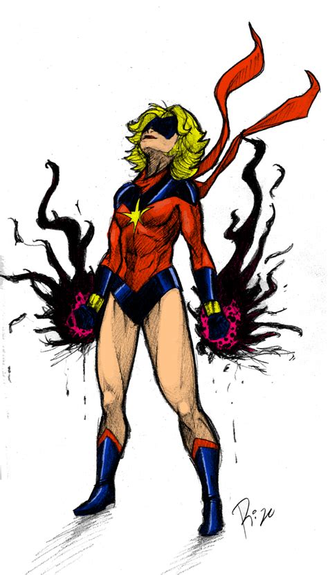 Ms Marvel Carol Danvers Color By Mrrizeag On Deviantart