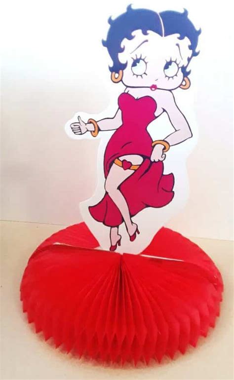 Betty Boop Birthday Party Honeycomb Centerpiece Choice Of Sitting Or Standing