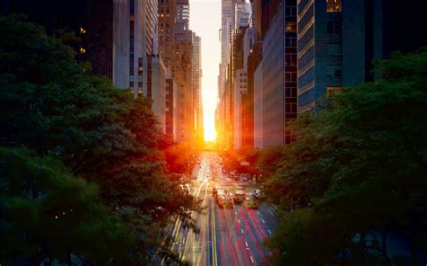 New York Sunrise Wallpapers 4k Hd New York Sunrise Backgrounds On