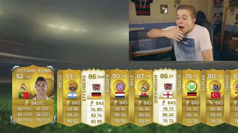 Fifa 15 The Best Pack Opening Of All Time Youtube