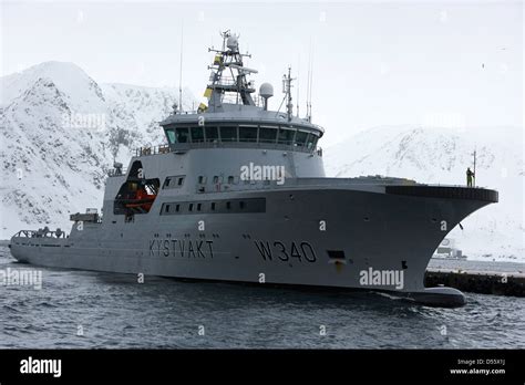 Norwegian Navy Coastguard Ship W340 Barents Sea Honningsvag Finnmark