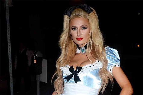 Paris Hilton Wears An ‘alice In Wonderland’ Halloween Costume [photos] Footwear News