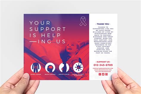 Cancer Charity Flyer Template Psd Ai And Vector Brandpacks