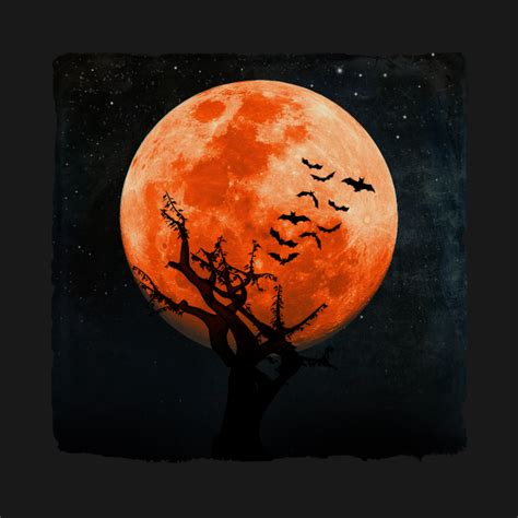 Spooky Halloween Moon Halloween T Shirt Teepublic