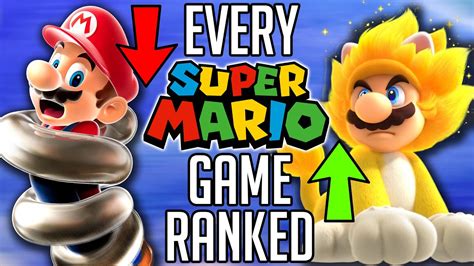 Ranking Every Mainline Mario Game Youtube