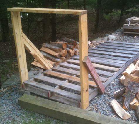 A firewood rack elevates your. How to: build your own cheap (or free) firewood racks (diy ...