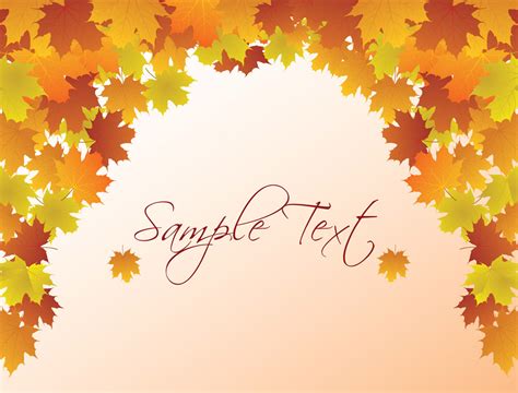 Autumn Vector Background Vector Art And Graphics
