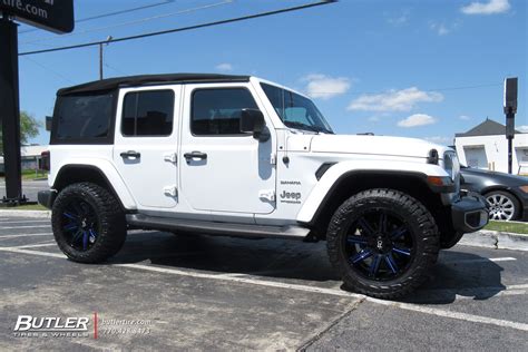 Jeep Wrangler With 20in Black Rhino Rampage Wheels Exclusively From