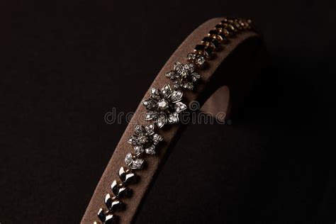 Diamond Women`s Wristband Close Up Stock Image Image Of Jewellery