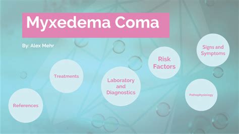 Pathophysiology Myxedema Coma By Alex Mehr