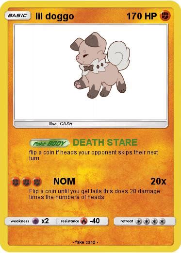 Pokémon Lil Doggo Death Stare My Pokemon Card