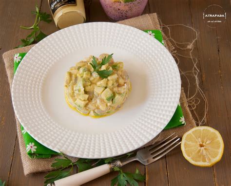TARTAR DE GAMBAS Y AGUACATE - Atrapada en mi cocina