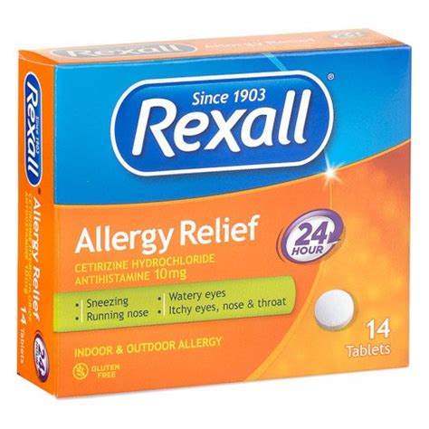 Rexall 24 Hour Allergy Relief 14 Ct Cold And Flu