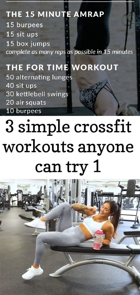 3 Crossfit Style Workouts For Total Body Strength And